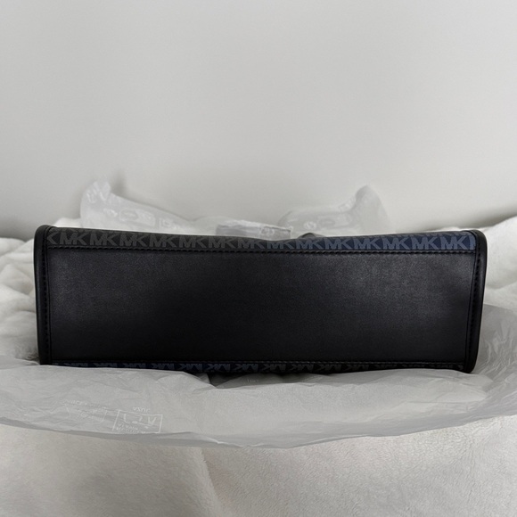 Michael Kors Black and Blue Ombré Logo Tote - Picture 3 of 9